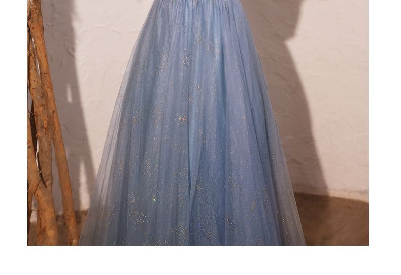 MSSBridal - 短袖網紗A字晚禮服