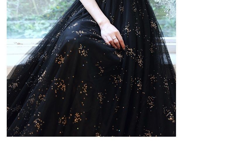 MSSBridal - 短袖網紗A字晚禮服