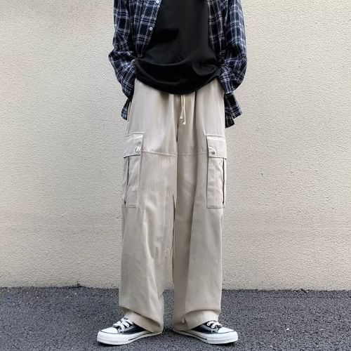 2DAWGS - 高腰寬腿工裝長褲
