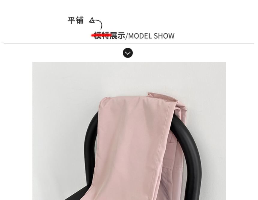 Shira - 機能風寬鬆工裝抽繩束腳直筒褲