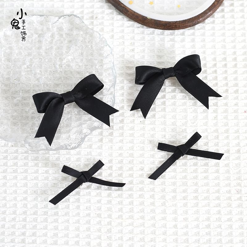 Elfis - 四件套裝: 蝴蝶結髮夾