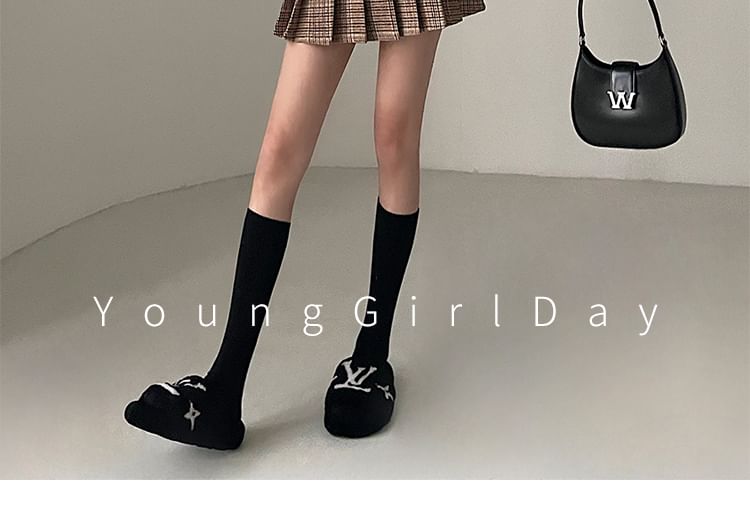 RainGirl - 高腰格子百褶迷你A字裙
