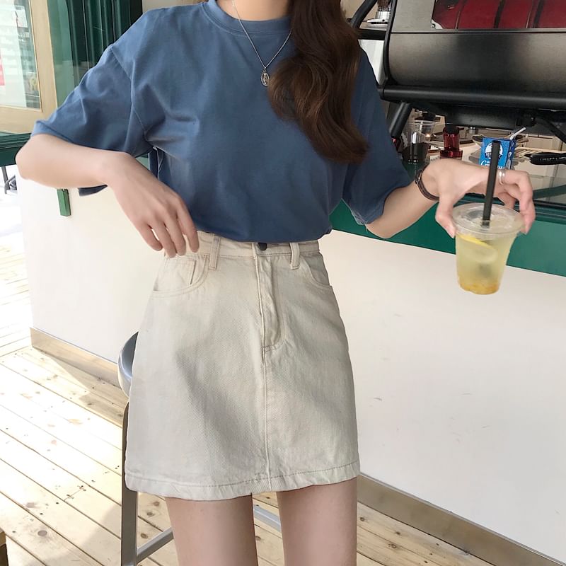 Shopherd - 迷你牛仔裙