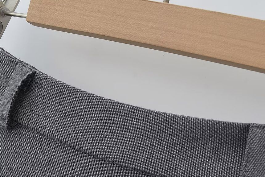 Asiris - 高腰純色百褶A字長裙