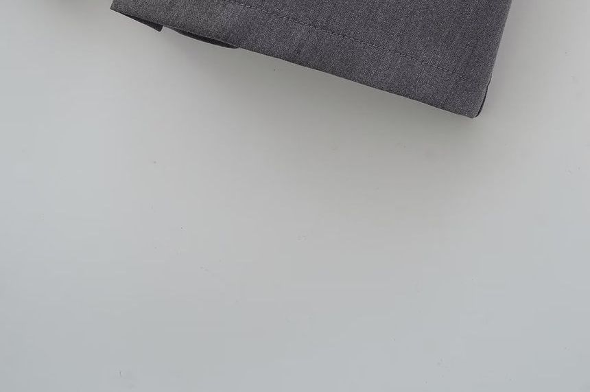 Asiris - 高腰純色百褶A字長裙