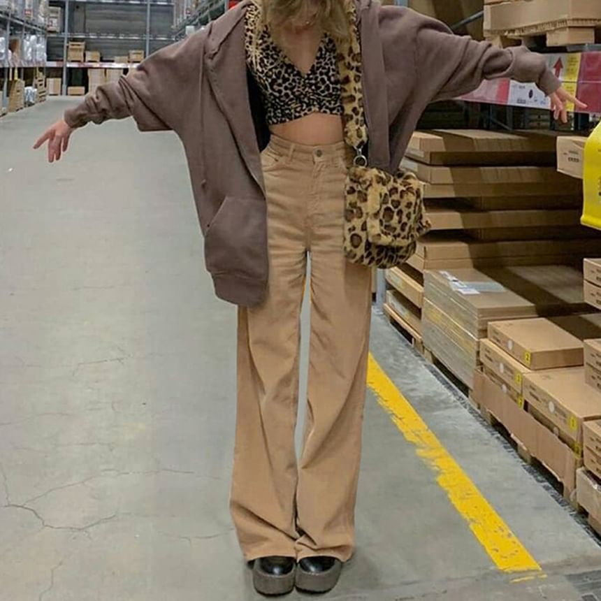 Sosana - 燈芯絨寬腿褲