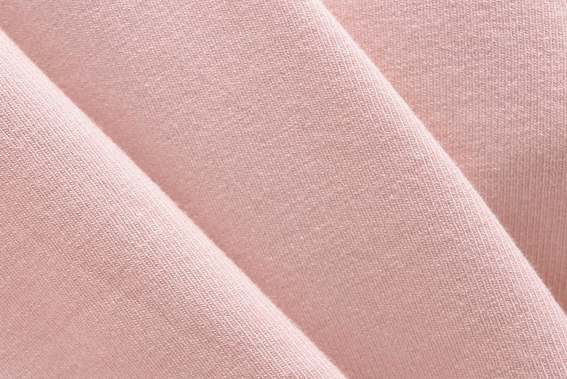 Asiris - 長袖仿兩件式圓領純色修身上衣