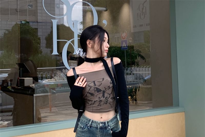 Rosesand - 中腰水洗靴形牛仔褲