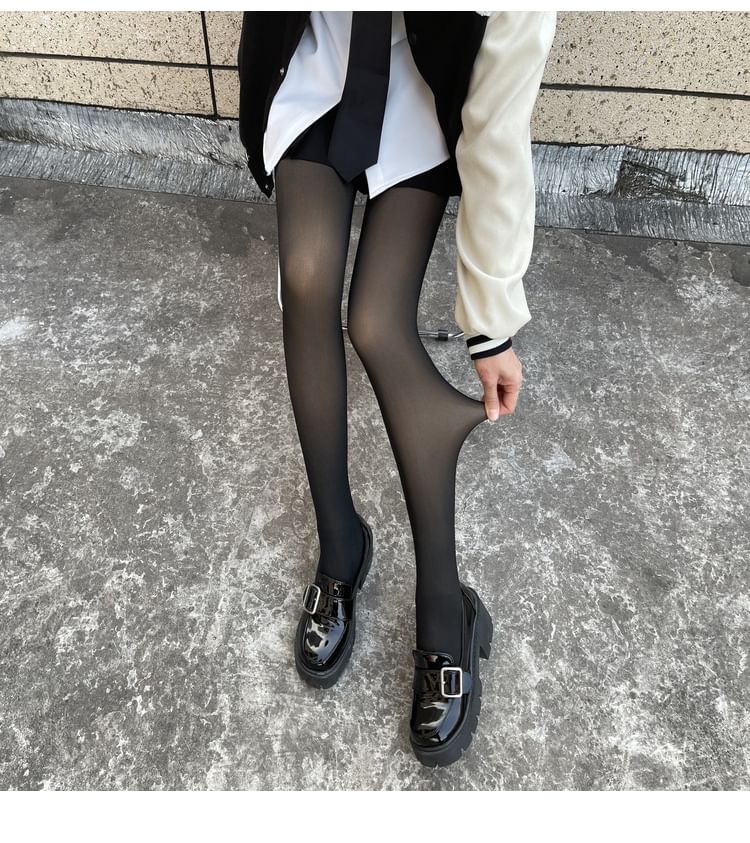 Gentiana - 薄紗貼身褲 / 踩腳內搭褲