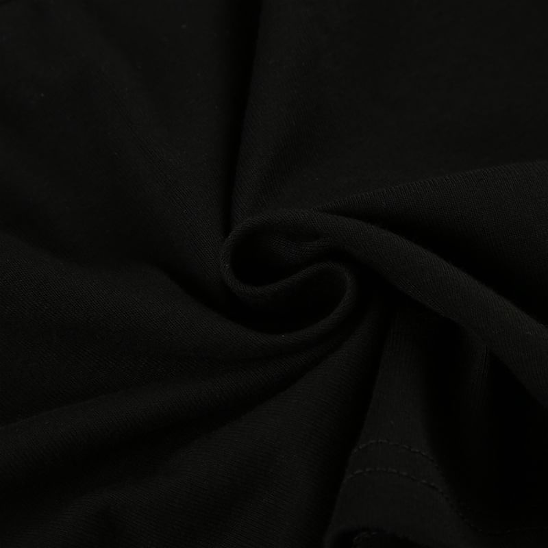 BrickBlack - 短袖方領假兩件上衣