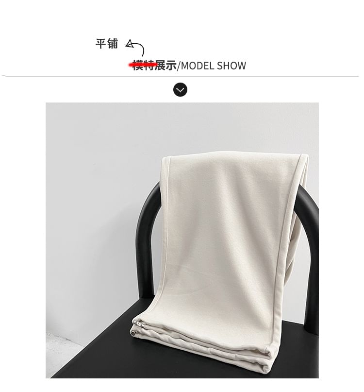 Shira - 蕾絲拼接假高腰寬鬆運動褲
