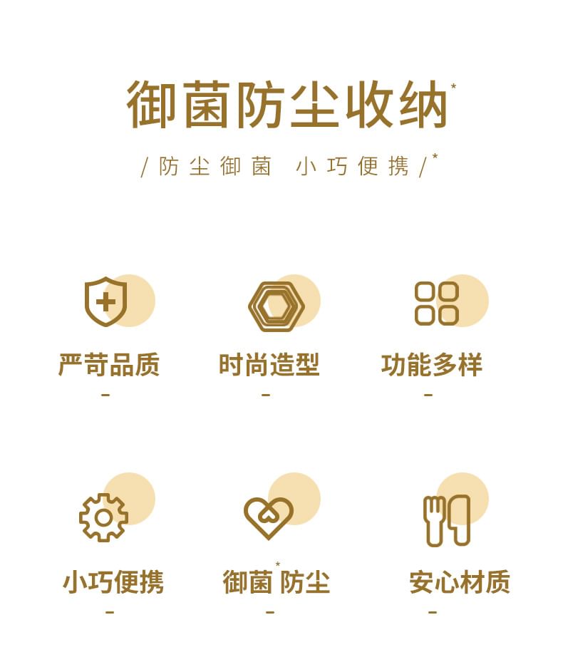 Honeyfluff - 塑膠假牙盒
