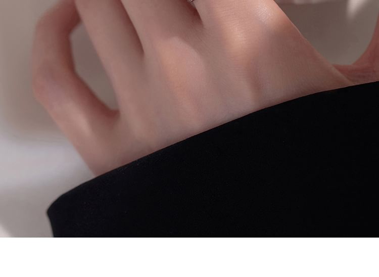 pexrl jewelry - 鏤空開口戒指