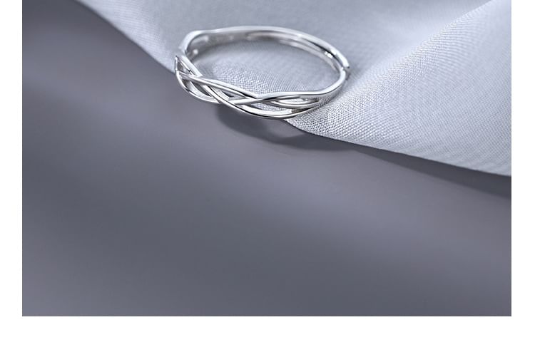pexrl jewelry - 鏤空開口戒指