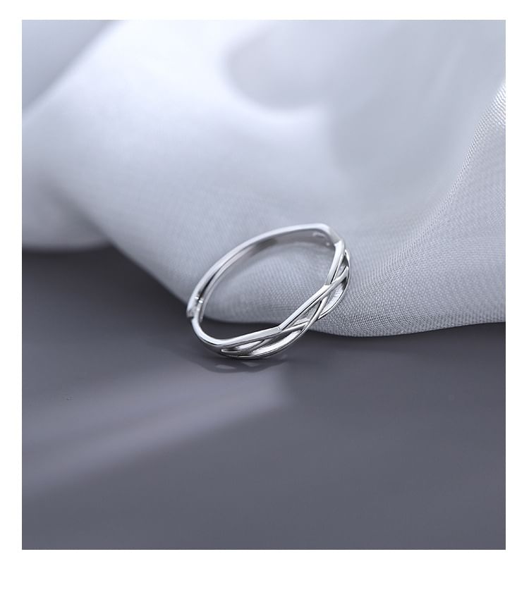 pexrl jewelry - 鏤空開口戒指