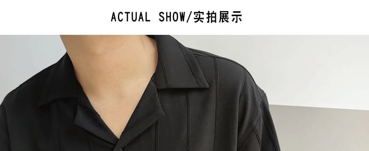 Wewewow - 短袖羅紋襯衫