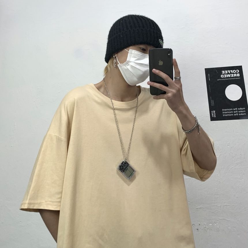 Banash - 寬鬆中袖T裇