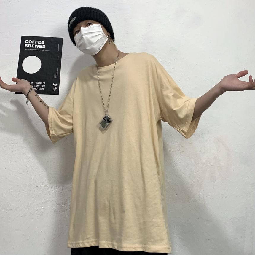 Banash - 寬鬆中袖T裇