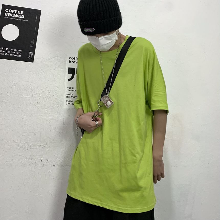 Banash - 寬鬆中袖T裇