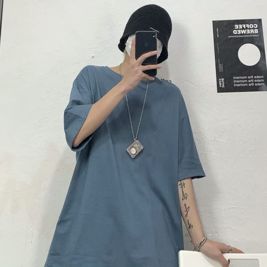 Banash - 寬鬆中袖T裇