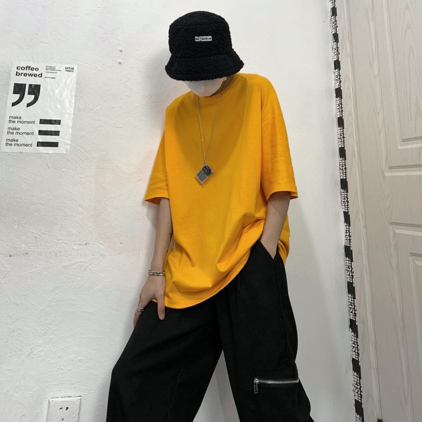 Banash - 寬鬆中袖T裇