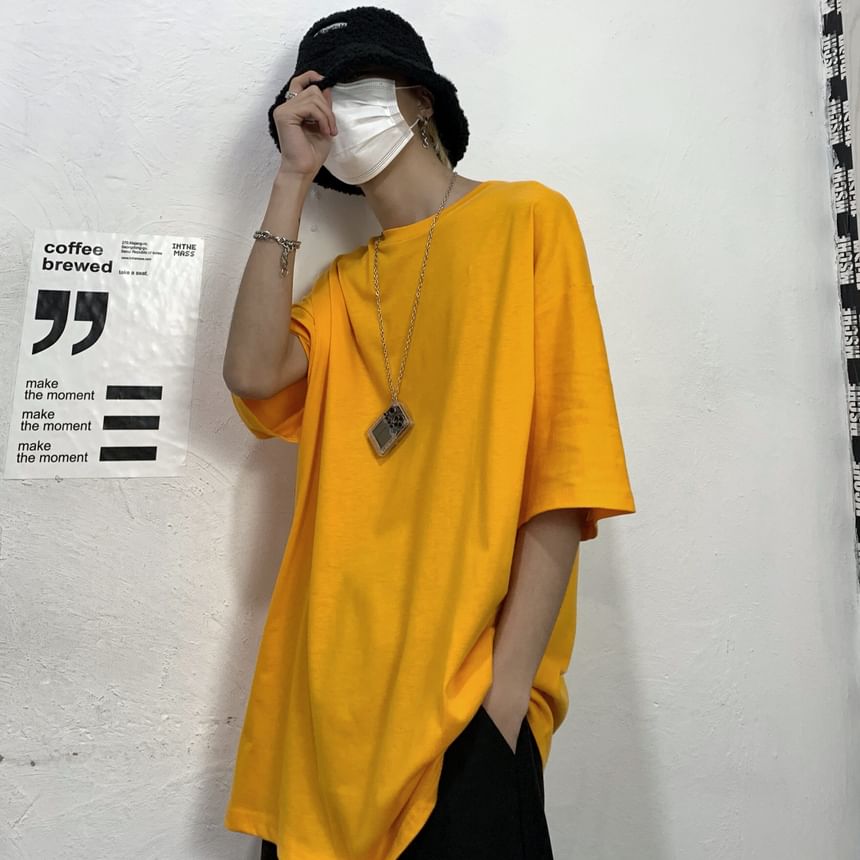Banash - 寬鬆中袖T裇