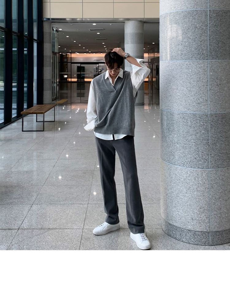 匡億 - V領毛衣馬甲