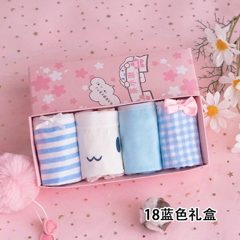 Gecko - 四件套裝: 內褲 (多款設計)