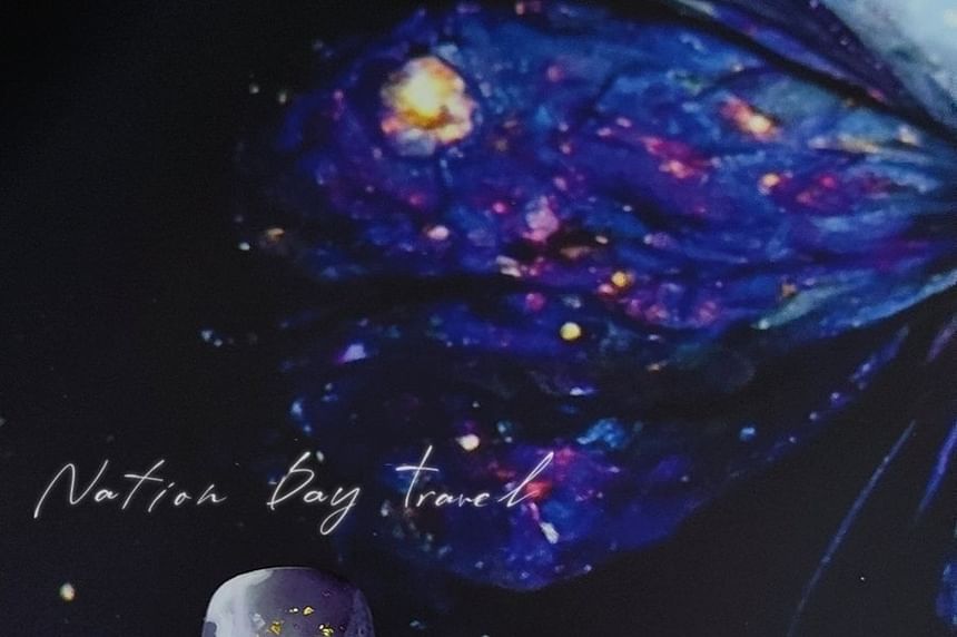 Coolkiss - 金箔星空尖頭美甲貼片