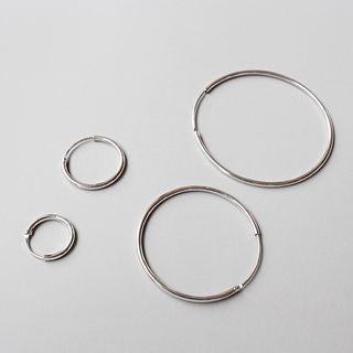 Phoenoa-925純銀圈環耳環