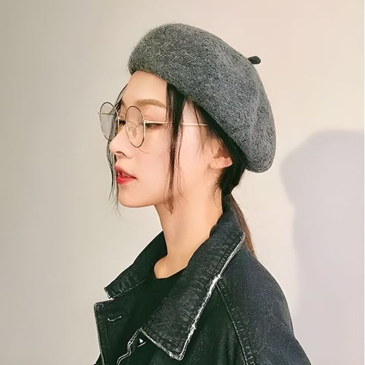FROME-純色貝雷帽
